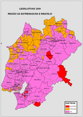 ESTREMADURA E RIBATEJO: LEGISLATIVAS 2009